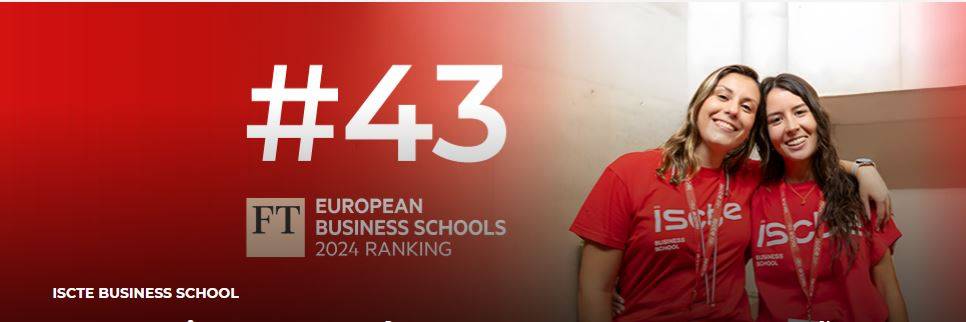 Iscte Business School is the 43rd-best Business School in Europe